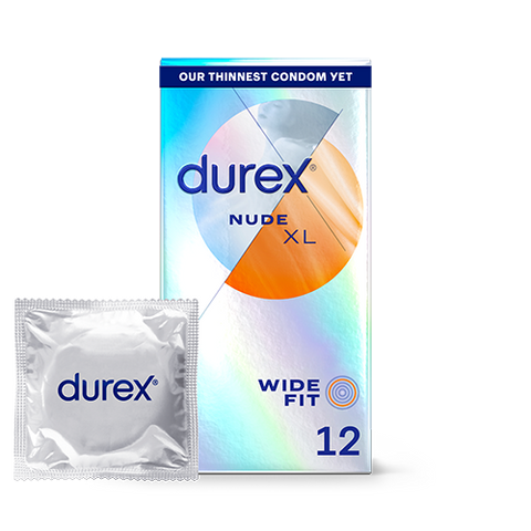 Durex® Condoms 12 Durex Nude Ultra Thin Wide Fit Condoms