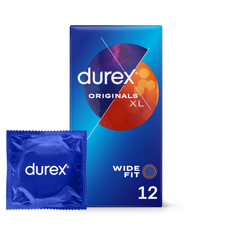 Durex UK Condoms 12 Originals Wide Fit