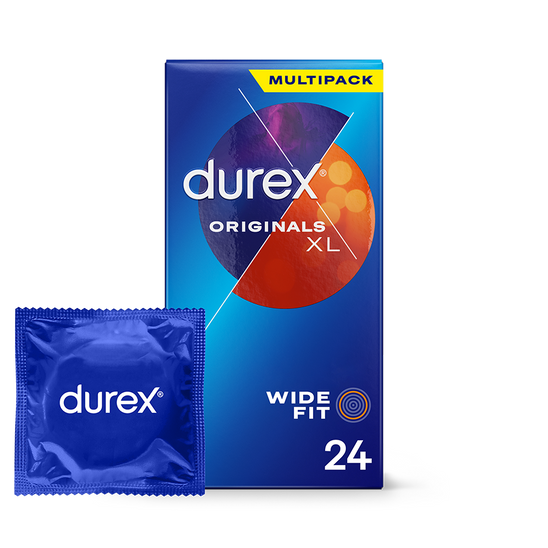Durex UK Condoms 24 Originals Wide Fit