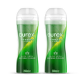 40375323656274//Durex UK Lube 400ml Durex 2 in 1 Soothing Aloe Vera Massage Water Based Lube