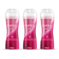 Durex UK Lube 600ml Durex 2 in 1 Stimulating Guarana Massage Water Based Lube