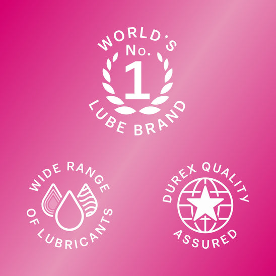 World's no. 1 lube brand; Wide range of lubricants; Durex quality assured