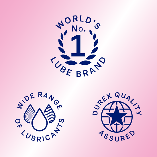 World's no. 1 Lube brand; wide range of lubricants; Durex quality assured