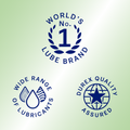 World's no. 1 Lube brand; wide range of lubricants; Durex quality assured