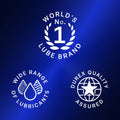 World's no. 1 lube brand; Wide range of lubricants; Durex quality assured