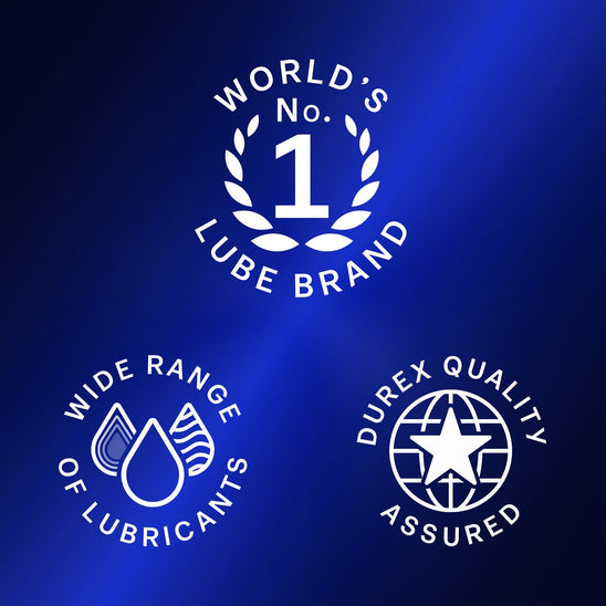 World's no. 1 lube brand; Wide range of lubricants; Durex quality assured