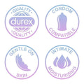 Durex quality; condom compatible; gentle on skin; Intimate moisturising