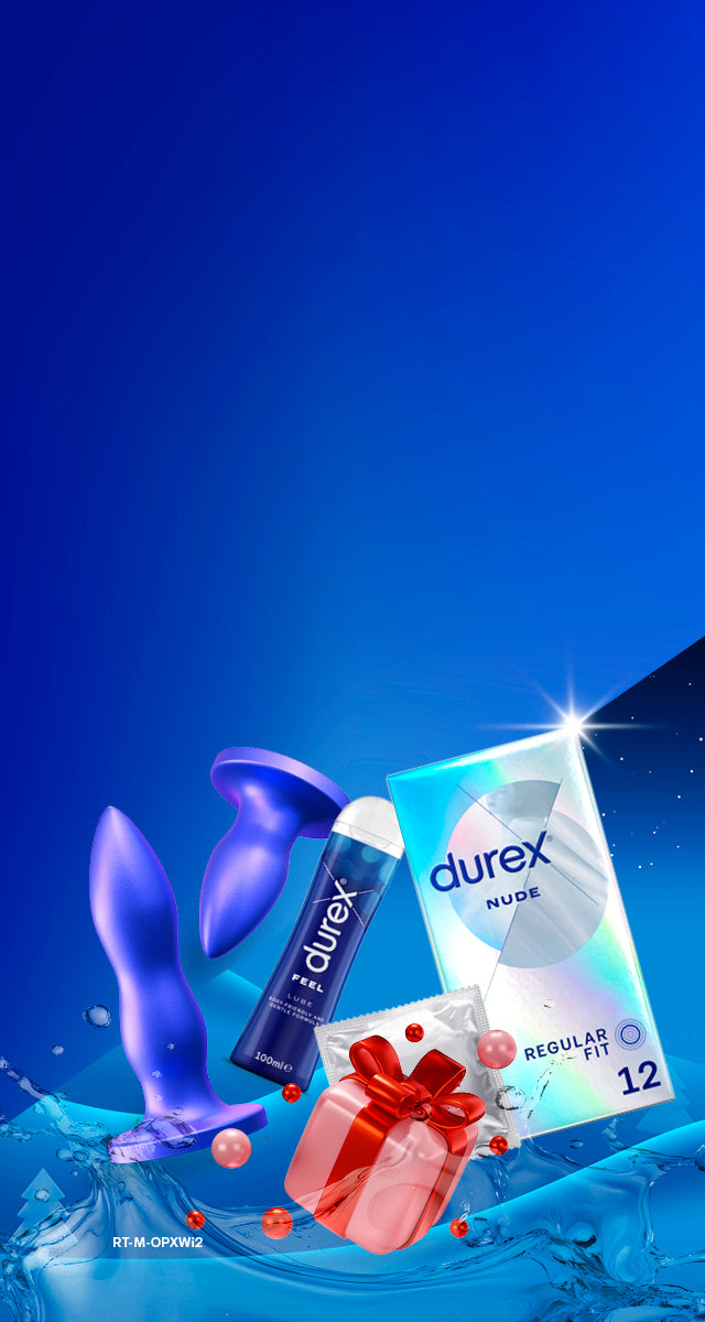 Durex Gifts Nude Condoms Play Feel Lube And Butt Plug