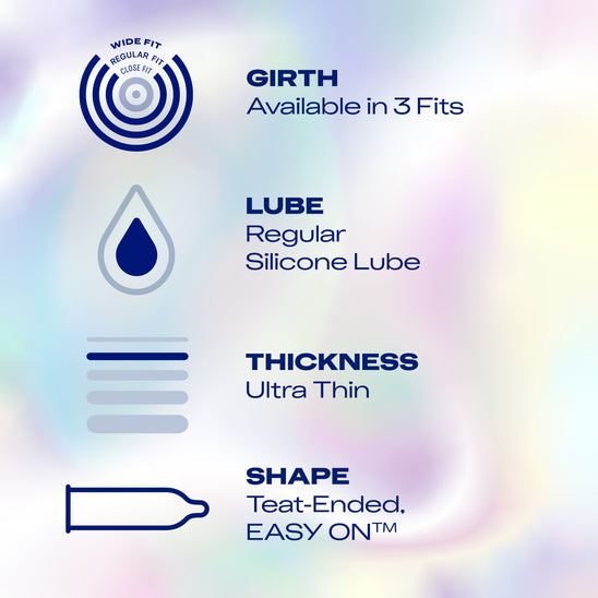 Durex UK Condoms Durex Nude Ultra Thin Wide Fit Condoms