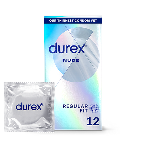 Durex® Condoms 12 Durex Nude Ultra Thin Regular Fit Condoms