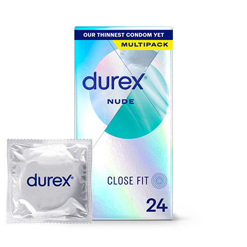 Durex® Condoms 24 Durex Nude Ultra Thin Close Fit Condoms