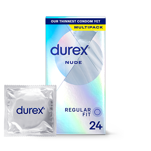 Durex® Condoms 24 Durex Nude Ultra Thin Regular Fit Condoms