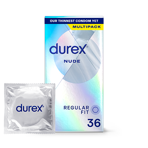 Durex® Condoms 36 Durex Nude Ultra Thin Regular Fit Condoms