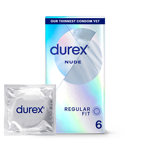 Durex® Condoms 6 Durex Nude Ultra Thin Regular Fit Condoms