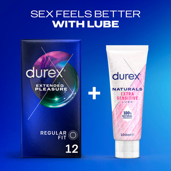 Durex® Condoms Durex Extended Pleasure Regular Fit Condoms