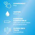 Durex® Lubes 100 Durex Tingling Water Based Lube