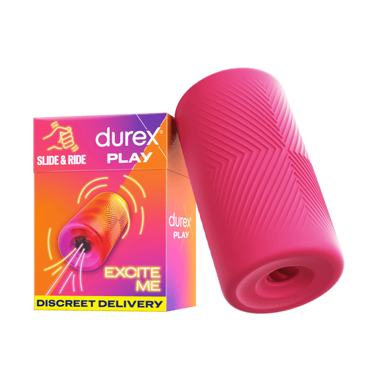 Durex® Pleasure Sets Slide & Ride Masturbation Sleeve Massage Lube Combo