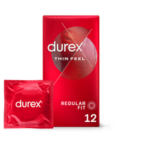 Durex UK Condoms 12 Thin Feel Regular