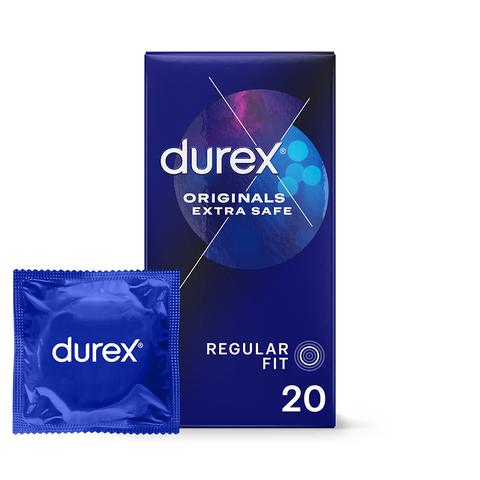 Durex UK Condoms Originals Extra Safe 20 pack