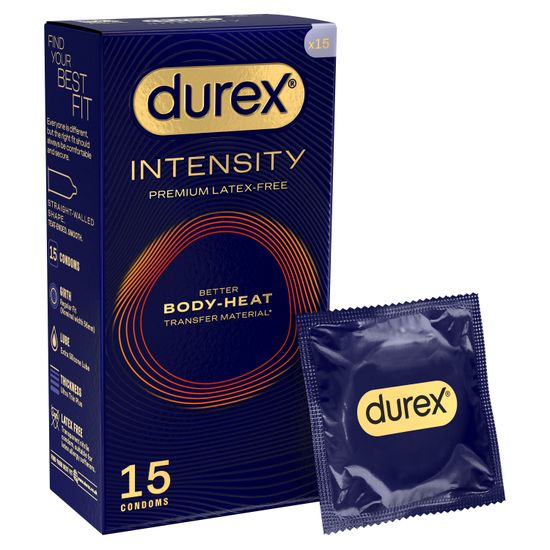Durex UK Intensity Condoms Regular Fit 15 Pack