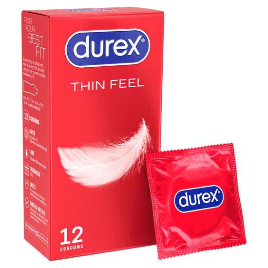 Durex Thin Feel Regular Condoms 12 pack
